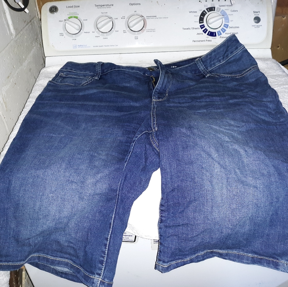 St. John's Bay Denim Bermuda Shorts